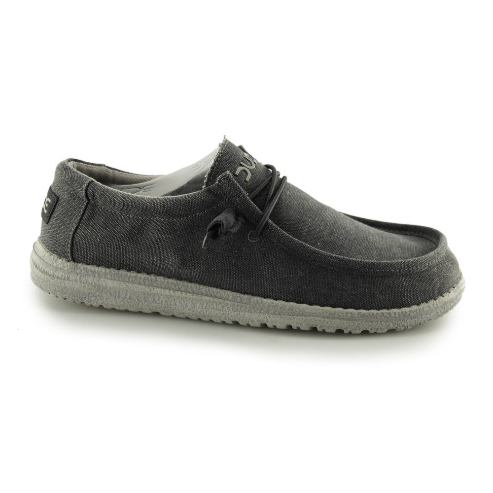HEYDUDE Men's Wally Sox Slip-On Shoes - Moccasin Style, Blue, 8